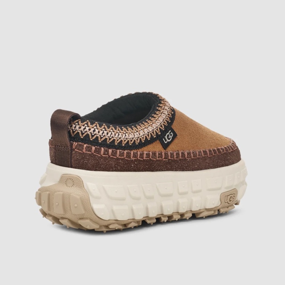 UGG Venture Daze Women's Tan and Cream Mules - Picture 3 of 11